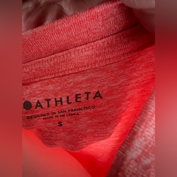 Athleta Tank Top with Gatorade logo Size Small orange - Picture 5 of 7